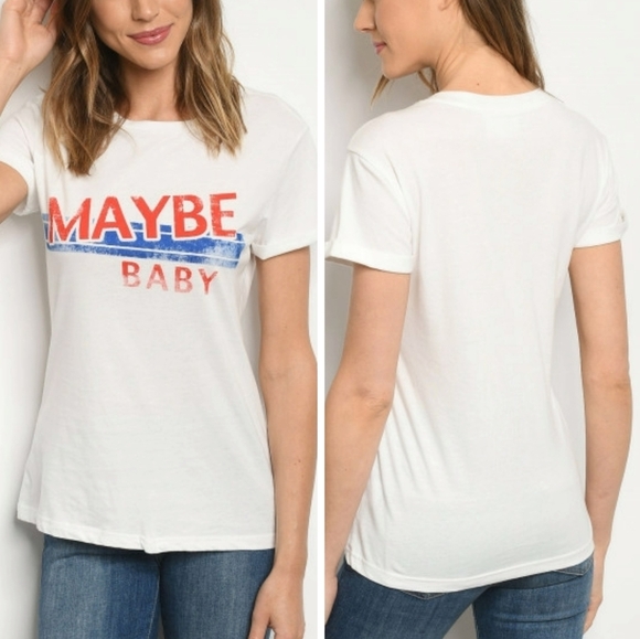 BUILT by DREAMERS WHITE GRAPHIC PRINT TOP - Picture 3 of 7